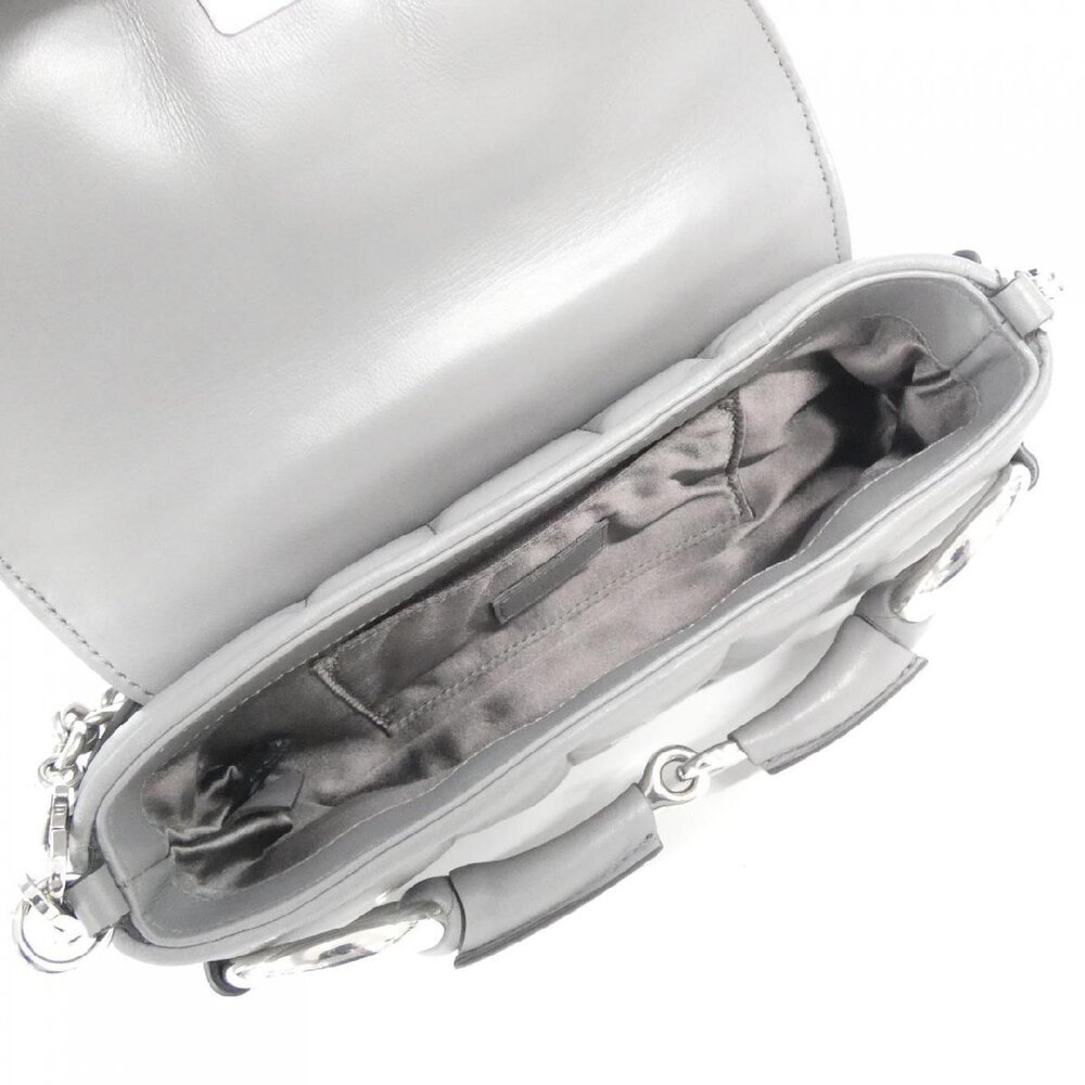 Gucci Horsebit Chain Leather Bag Gray matelasse quilting silver horsebit - Picture 7 of 8